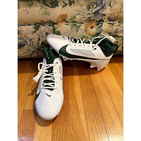 Nike Vapor Edge Pro 360 2 Mid Mens Football Cleats Green  FJ1581-130 Size 14 - Picture 1 of 6